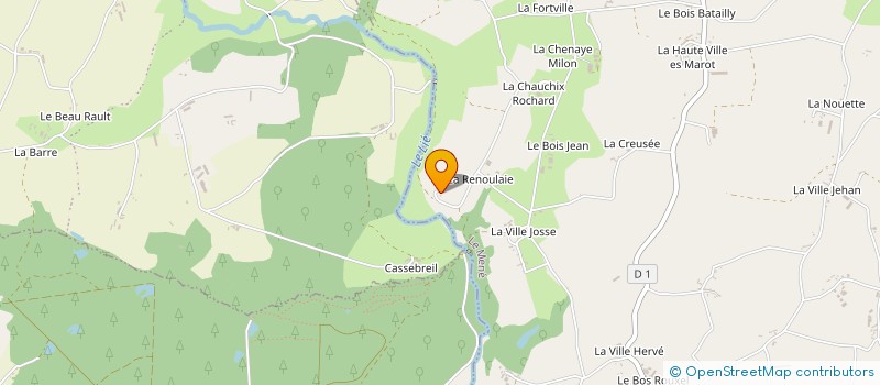 localisation de l'entreprise MONSIEUR GUY ROUILLE à LE MENE