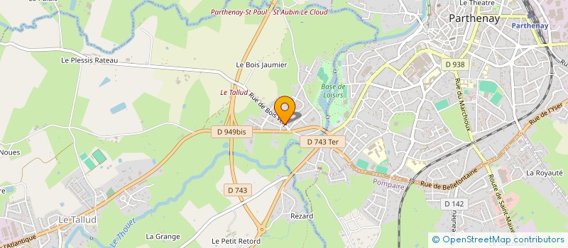localisation de l'entreprise MONSIEUR GUY ROUSSELIERE à LE TALLUD