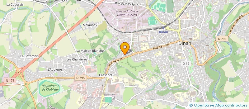 localisation de l'entreprise MONSIEUR GUY ROUVRAIS à DINAN