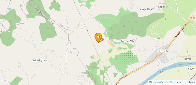 localisation de l'entreprise MONSIEUR GUY ROUX à PENNE-D'AGENAIS