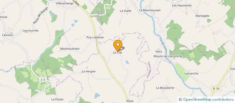 localisation de l'entreprise MONSIEUR GUY ROUX à SAINT-VITTE-SUR-BRIANCE