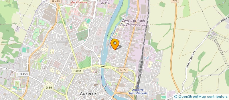 localisation de l'entreprise MONSIEUR GUY ROUX à AUXERRE