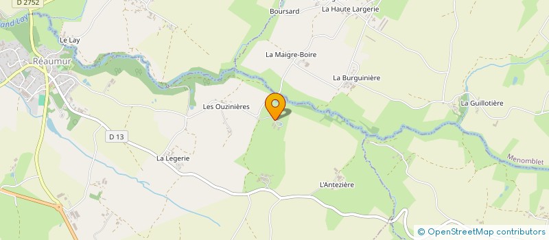 localisation de l'entreprise MONSIEUR GUY ROY  REAUMUR