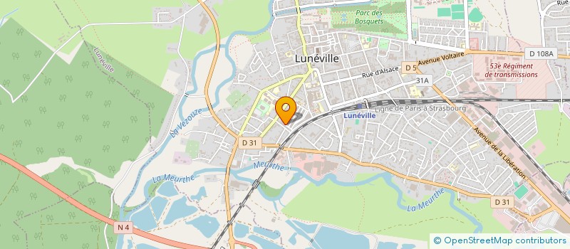 localisation de l'entreprise MONSIEUR GUY ROY  LUNEVILLE