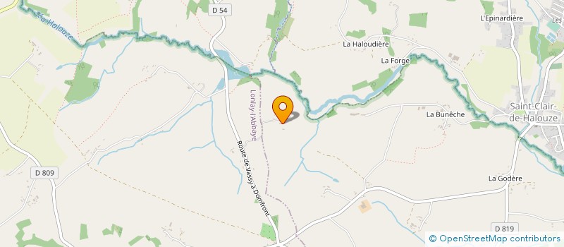 localisation de l'entreprise MONSIEUR GUY RUAULT à SAINT-BOMER-LES-FORGES