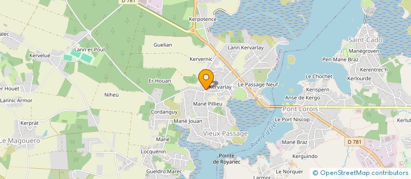 localisation de l'entreprise MONSIEUR GUY RUHLMANN à PLOUHINEC