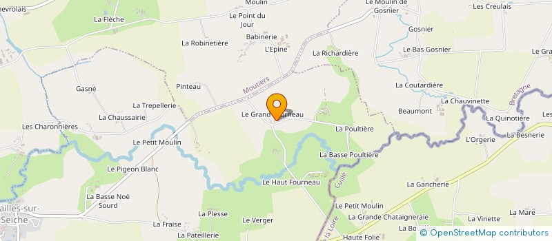 localisation de l'entreprise MONSIEUR GUY RUPIN  AVAILLES-SUR-SEICHE