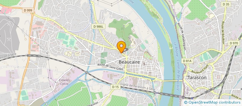 localisation de l'entreprise MONSIEUR GUY SADJI  BEAUCAIRE