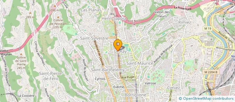 localisation de l'entreprise MONSIEUR GUY SALAT à NICE