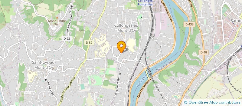 localisation de l'entreprise MONSIEUR GUY SALAUN DE KERTAN  COLLONGES-AU-MONT- D OR