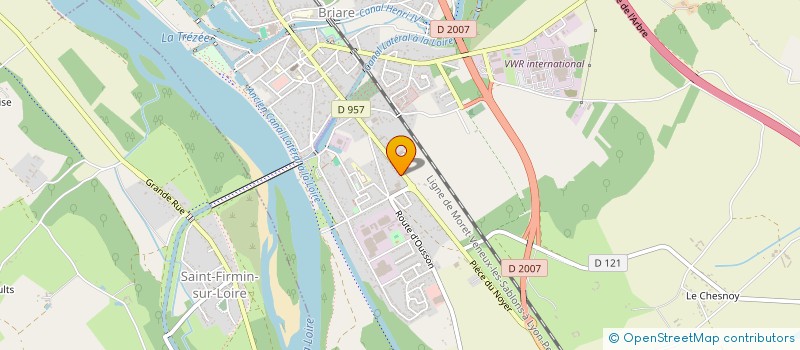 localisation de l'entreprise MONSIEUR GUY SALIN  BRIARE