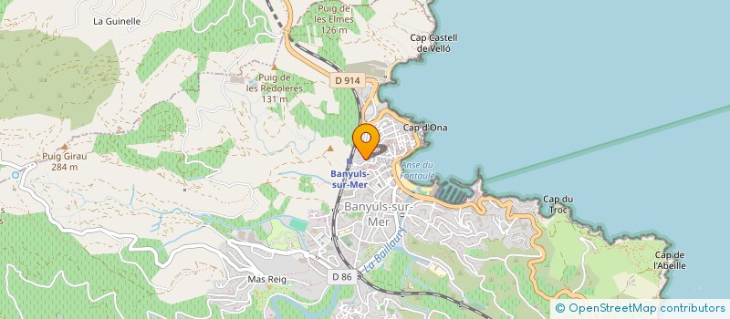 localisation de l'entreprise MONSIEUR GUY SANNAC à BANYULS-SUR-MER