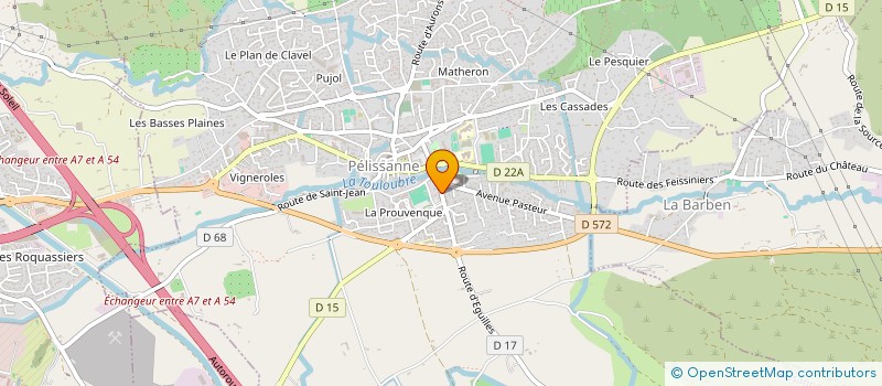 localisation de l'entreprise MONSIEUR GUY SANTELLI  PELISSANNE