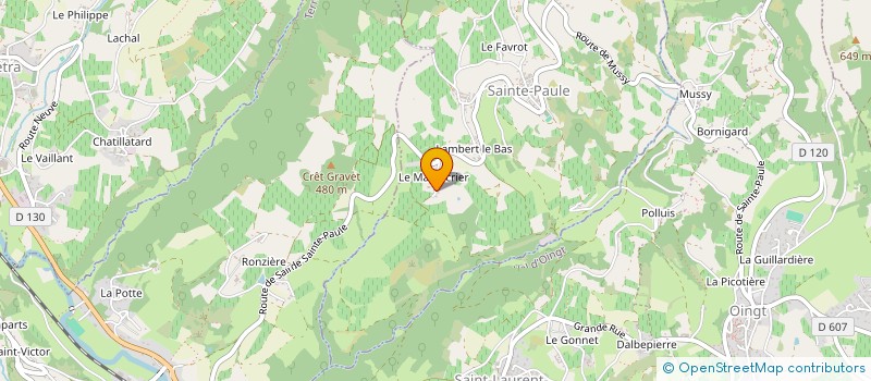 localisation de l'entreprise MONSIEUR GUY SAPIN  SAINTE-PAULE