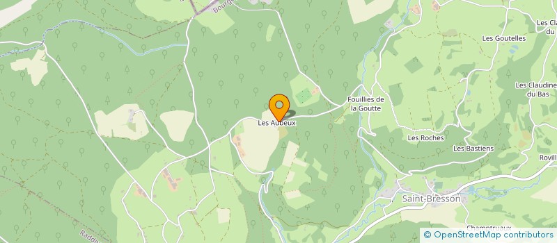 localisation de l'entreprise MONSIEUR GUY SARRAZIN  LA BRUYERE