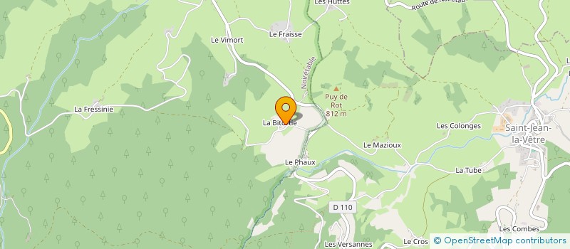 localisation de l'entreprise MONSIEUR GUY SARRY  NOIRETABLE