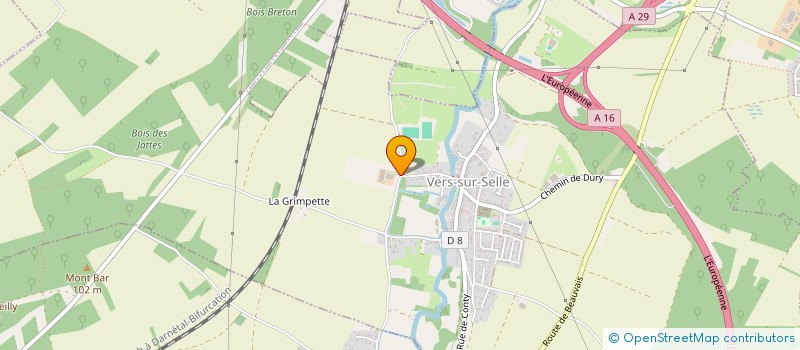 localisation de l'entreprise MONSIEUR GUY SAUDEMONT  PONT-DE-METZ