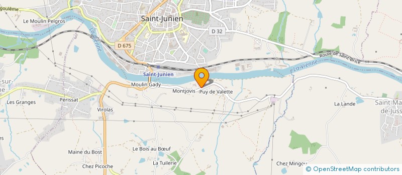 localisation de l'entreprise MONSIEUR GUY SAUVAGE à SAINT-JUNIEN