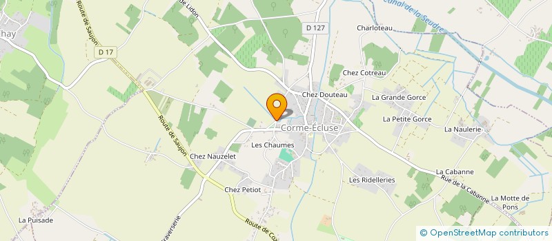 localisation de l'entreprise MONSIEUR GUY SAVINAUD  CORME-ECLUSE