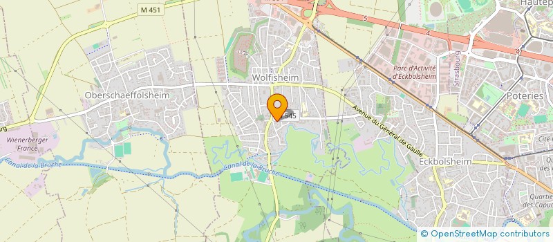 localisation de l'entreprise MONSIEUR GUY SCHOENEWALD  WOLFISHEIM