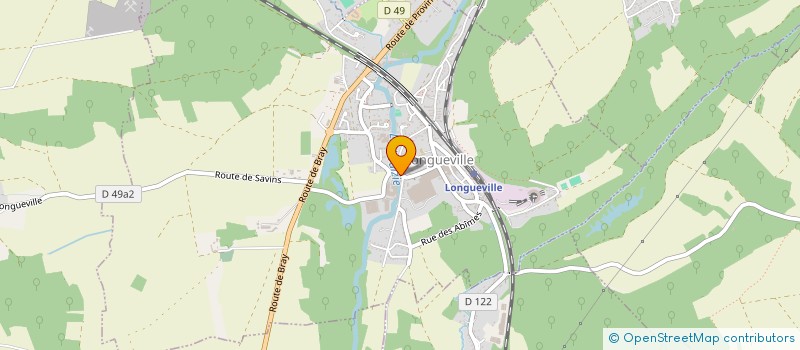 localisation de l'entreprise MONSIEUR GUY SERGE VIROT à LONGUEVILLE