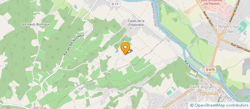 localisation de l'entreprise MONSIEUR GUY SERREAU  MAREUIL SUR CHER