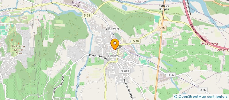 localisation de l'entreprise MONSIEUR GUY SERVEL  NOVES