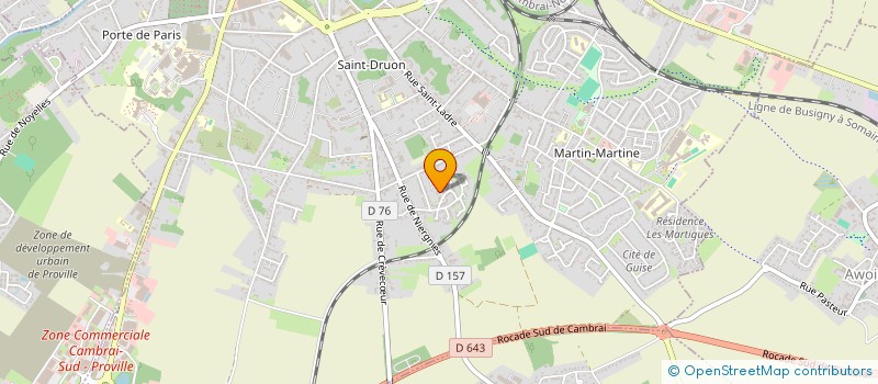 localisation de l'entreprise MONSIEUR GUY SEULIN  CAMBRAI