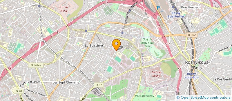 localisation de l'entreprise MONSIEUR GUY SIANO à MONTREUIL