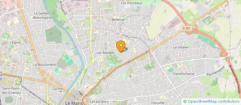 localisation de l'entreprise MONSIEUR GUY SOUDJIAN à LE MANS
