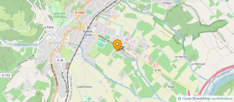 localisation de l'entreprise MONSIEUR GUY SOULLIER  TULLINS