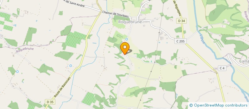 localisation de l'entreprise MONSIEUR GUY SOUQUERE  VIC-FEZENSAC