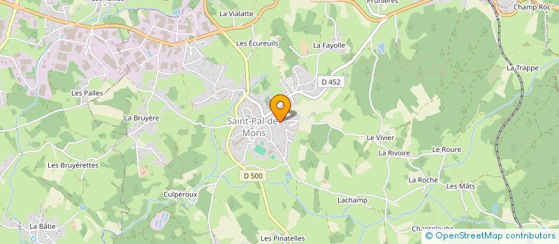 localisation de l'entreprise MONSIEUR GUY SOUVIGNET à SAINT-PAL-DE-MONS