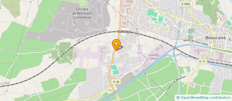 localisation de l'entreprise MONSIEUR GUY SPITERI à BEAUCAIRE