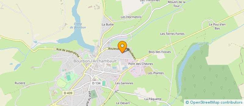 localisation de l'entreprise MONSIEUR GUY STIEGLER à BOURBON-L'ARCHAMBAULT