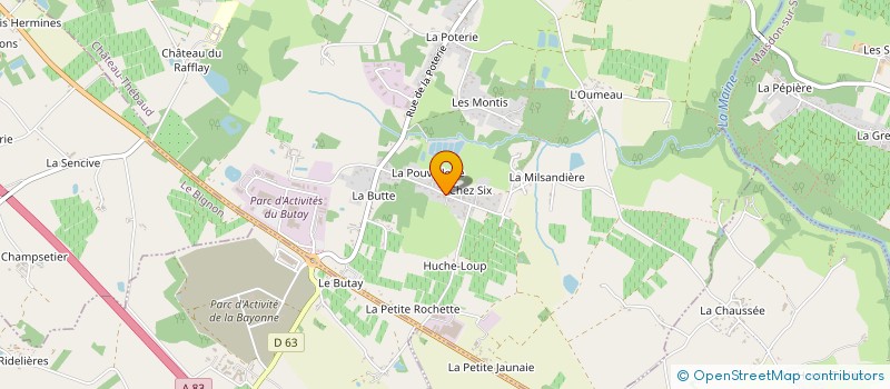 localisation de l'entreprise MONSIEUR GUY SUPIOT à CHATEAU-THEBAUD