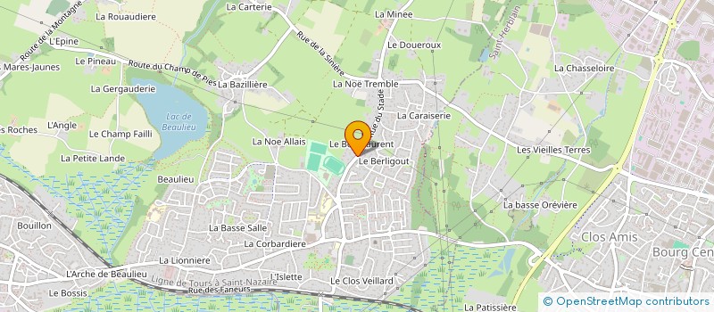 localisation de l'entreprise MONSIEUR GUY SURGET à COUERON