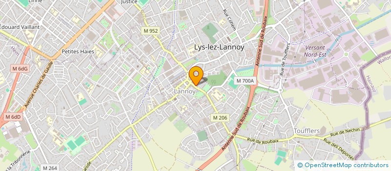 localisation de l'entreprise MONSIEUR GUY SYSSAU à LANNOY
