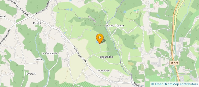 localisation de l'entreprise MONSIEUR GUY TAMARELLE  PRIGONRIEUX