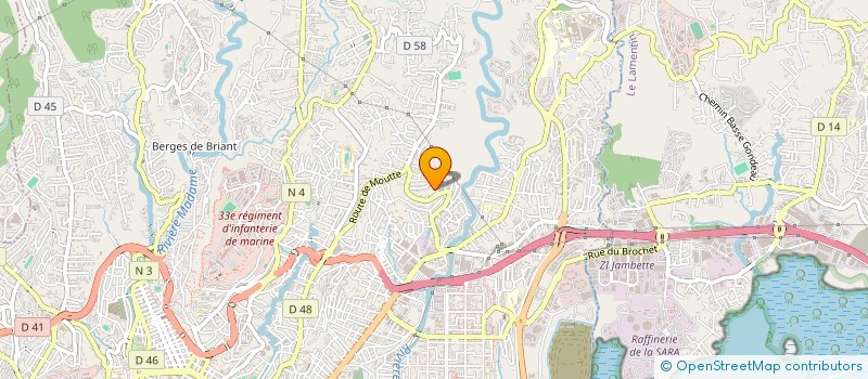 localisation de l'entreprise MONSIEUR GUY TARIN  FORT-DE-FRANCE