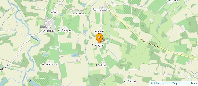 localisation de l'entreprise MONSIEUR GUY TASTET à EAUZE