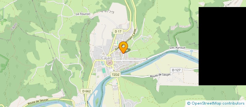 localisation de l'entreprise MONSIEUR GUY TEILLARD  CAJARC