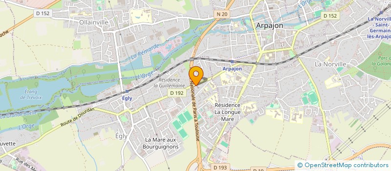 localisation de l'entreprise MONSIEUR GUY TEILLOU  EGLY