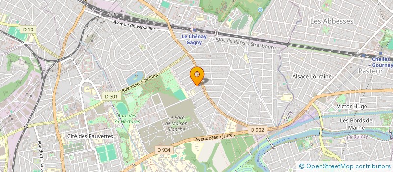 localisation de l'entreprise MONSIEUR GUY TESSON à NEUILLY-SUR-MARNE