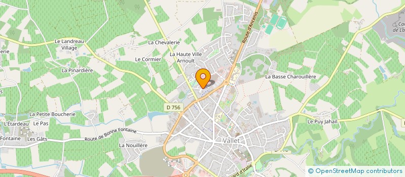 localisation de l'entreprise MONSIEUR GUY THIBAUD  VALLET