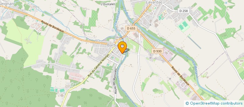 localisation de l'entreprise MONSIEUR GUY THIERS  LAVARDAC