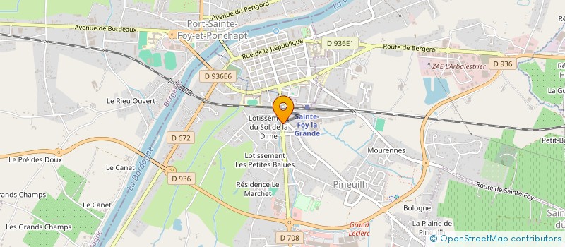 localisation de l'entreprise MONSIEUR GUY THOMAS  PINEUILH