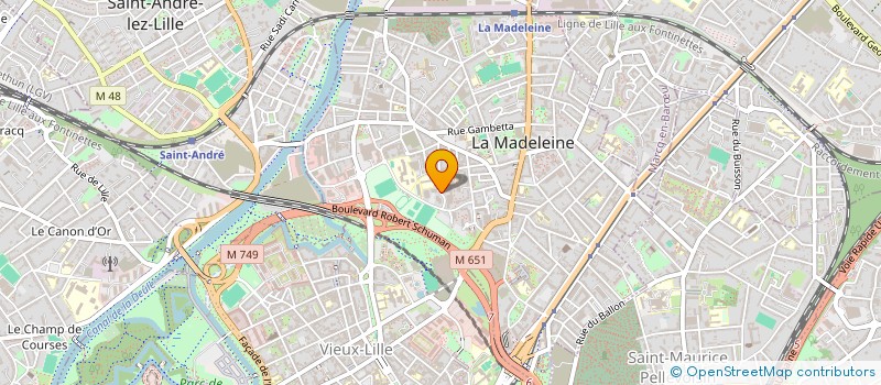 localisation de l'entreprise MONSIEUR GUY TIERCELIN à LA MADELEINE