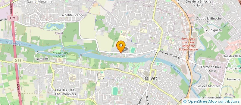 localisation de l'entreprise MONSIEUR GUY TINDEL à OLIVET