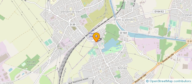 localisation de l'entreprise MONSIEUR GUY TINTILLIER  PONT-A-VENDIN